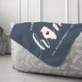 Illinois Home State Personalized Sherpa Blanket