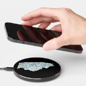 Illinois Interstate Map Wireless Charger (Hand)