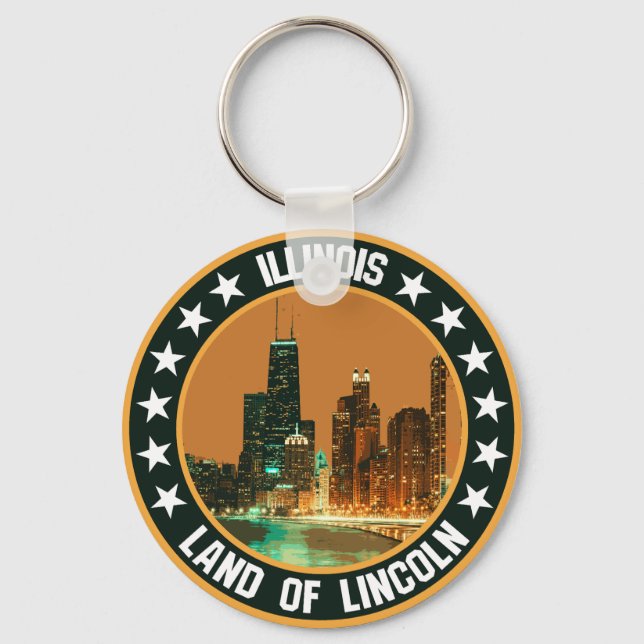 Illinois                                           keychain (Front)