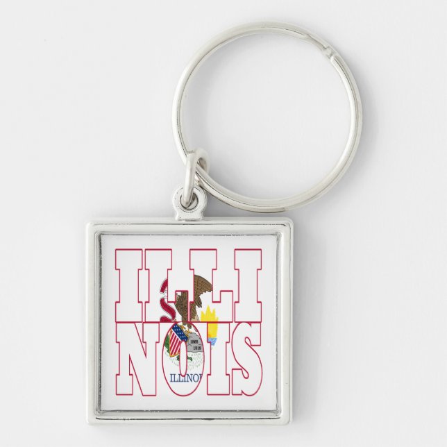 Illinois Keychain (Front)