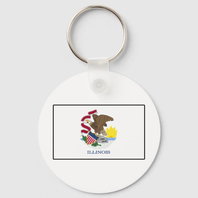 Illinois Keychain (Front)