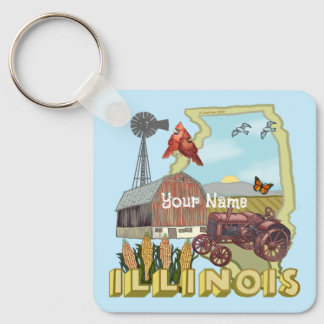 Illinois Keychain