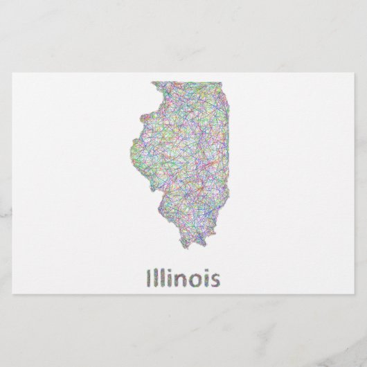 Illinois map (Front)