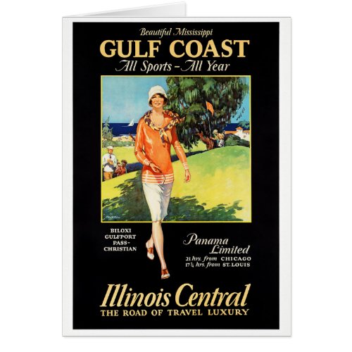 Illinois Mississippi Restored Vintage Poster