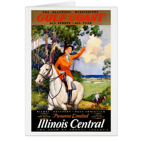 Illinois Mississippi Restored Vintage Poster