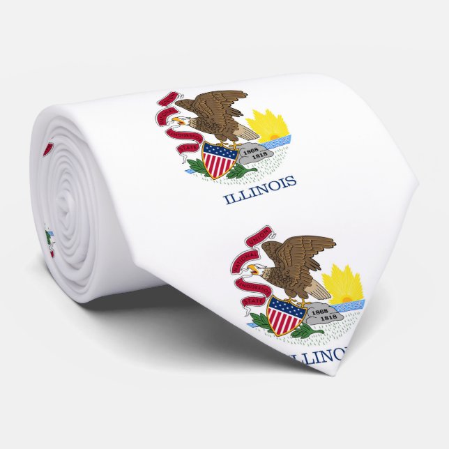 Illinois Neck Tie (Rolled)