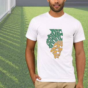 Illinois Nickname Word Art T-Shirt