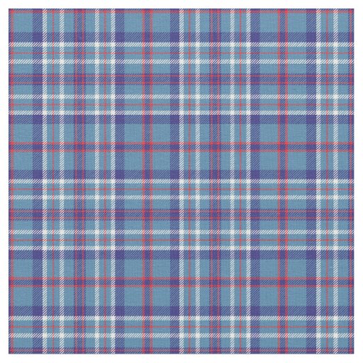 Illinois official state tartan fabric