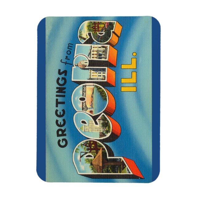 Illinois, Peoria Magnet (Vertical)