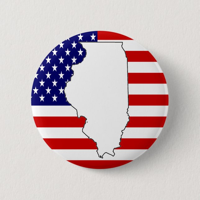 ILLINOIS PINBACK BUTTON (Front)