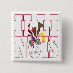 Illinois Pinback Button