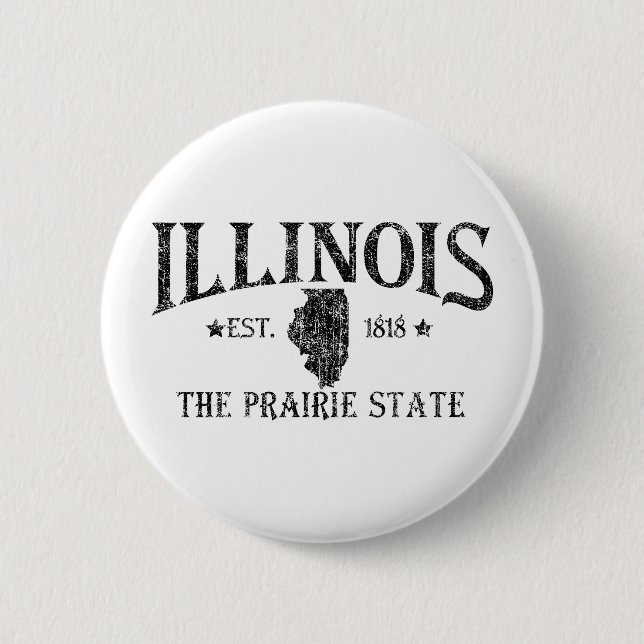 Illinois Pinback Button (Front)