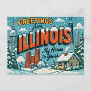 ILLINOIS Postcard