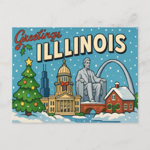 ILLINOIS Postcard