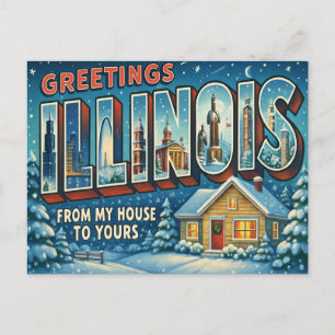 ILLINOIS Postcard