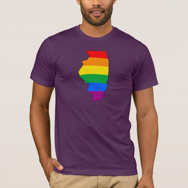 ILLINOIS PRIDE - T-Shirt (Front)