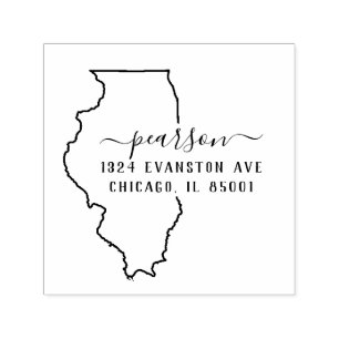 Illinois Return Address Stamp Self-Inking