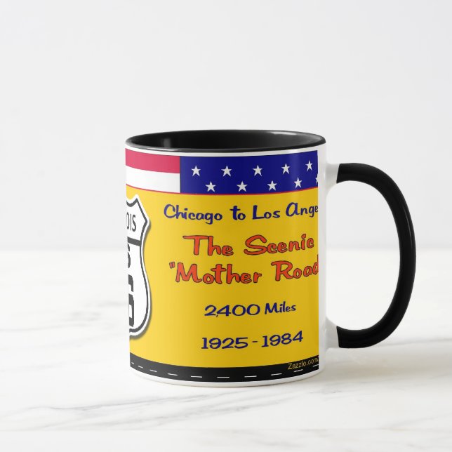 Illinois - Route 66 Mug (Right)