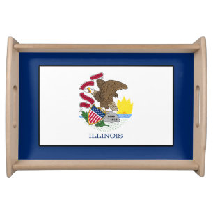 Illinois Serving Tray