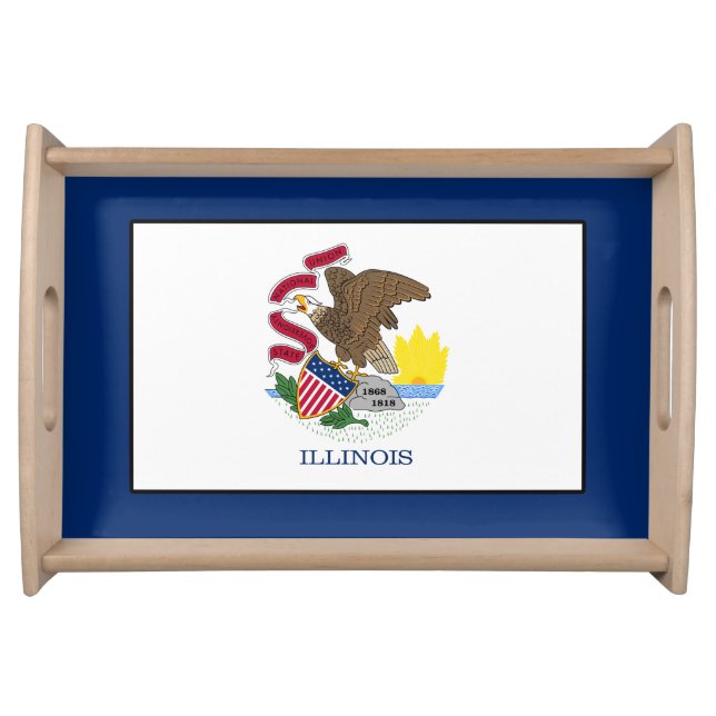 Illinois Serving Tray (Front)