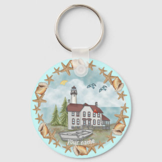 Illinois Shells Lighthouse keychain