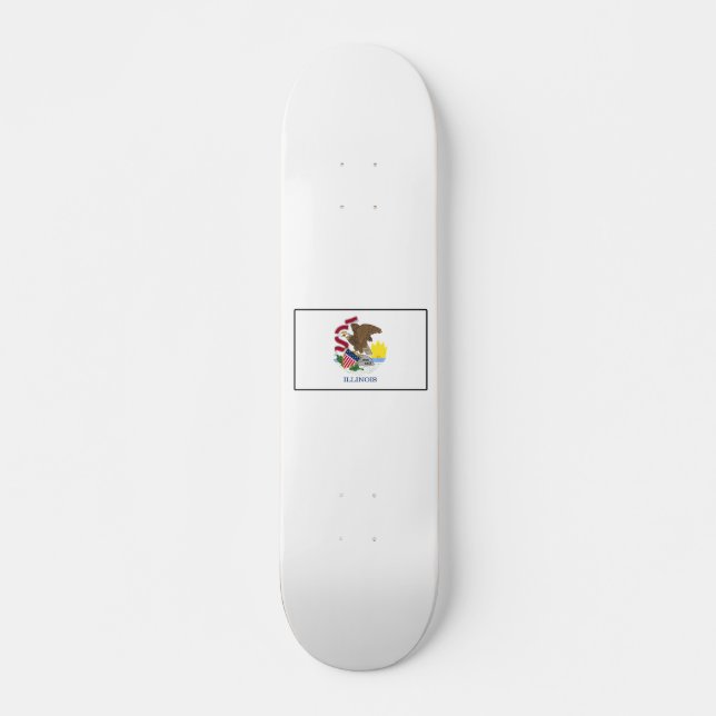 Illinois Skateboard Deck (Front)