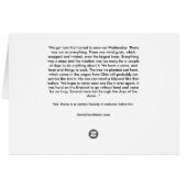 Illinois Snow Storm Cards (Back Horizontal)