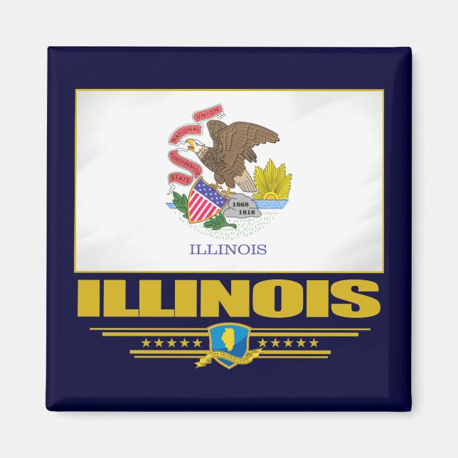 Illinois (SP) Magnet (Front)