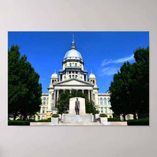 Illinois State Capitol Building Poster