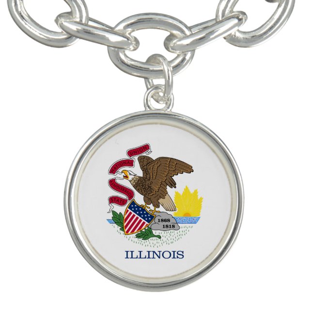 Illinois State Flag Bracelet (Design)