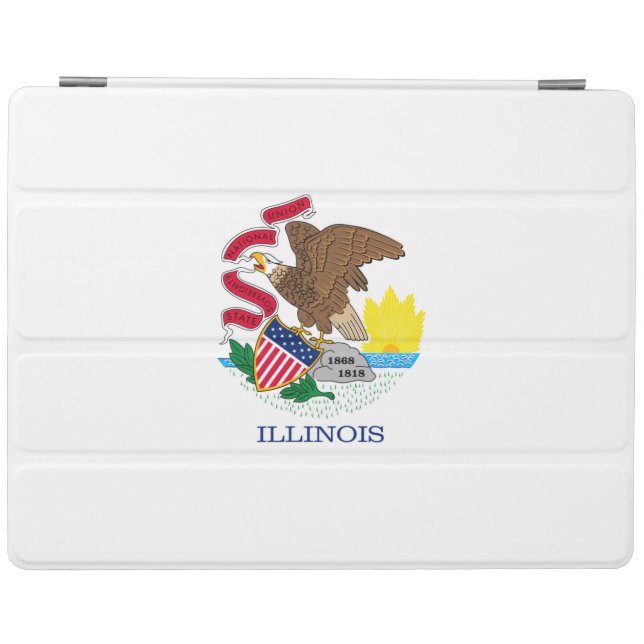 Illinois State Flag Design Decor iPad Smart Cover (Horizontal)