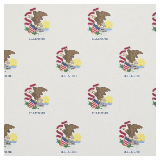 Illinois State Flag Fabric