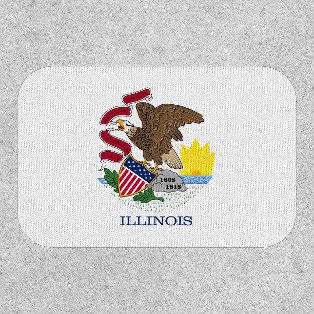 Illinois State Flag Patch (Front)