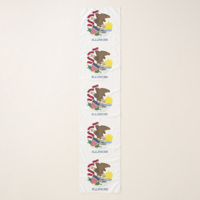 Illinois State Flag Scarf (Front)