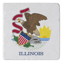 Illinois State Flag Trivet