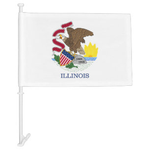 Illinois State Flag USA