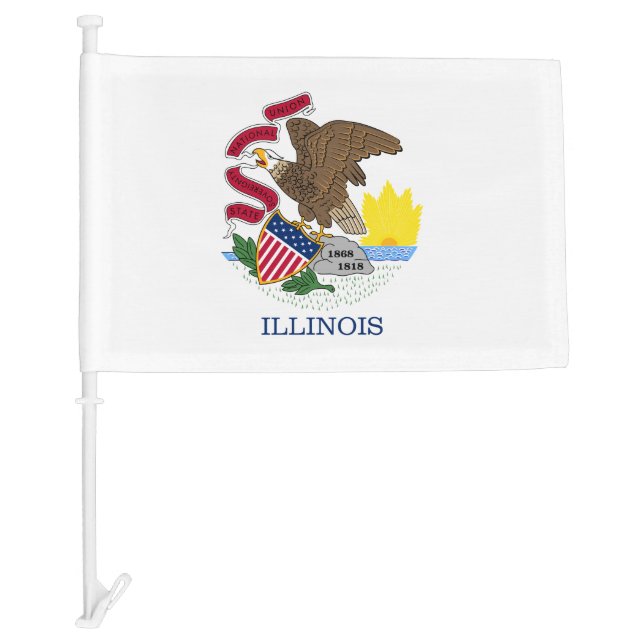 Illinois State Flag USA (Front)