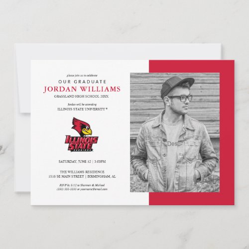 Illinois State  Graduation Announcement