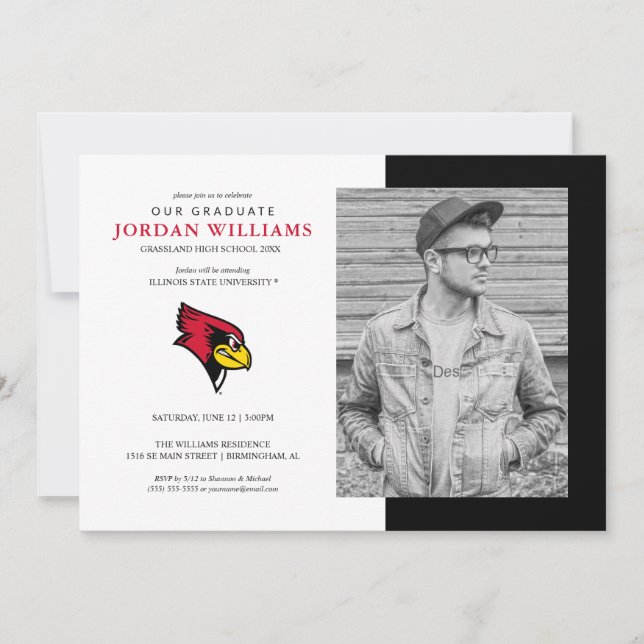 Illinois State | Graduation Announcement (Front)