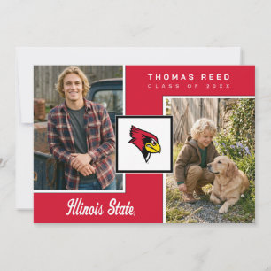 Illinois State Graduation Invitation