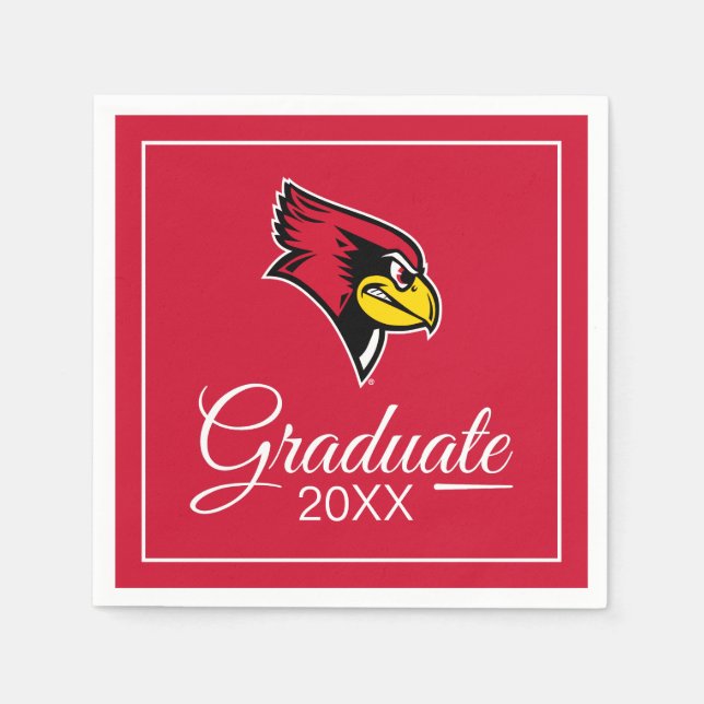 Illinois State | Graduation Napkins (Front)