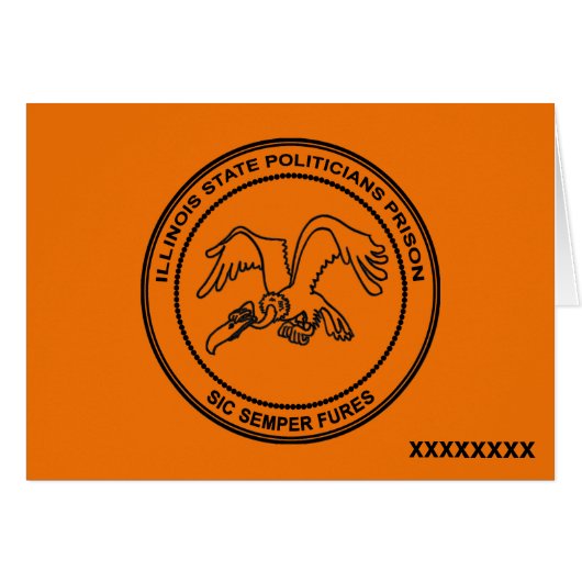 Illinois State Politicians Prison Cards (Front Horizontal)