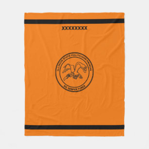Illinois State Politicians Prison Fleece Blanket