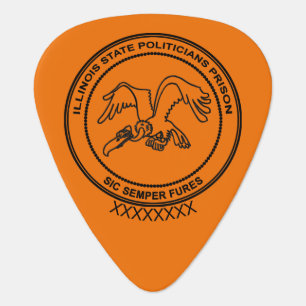Illinois State Politicians Prison Guitar Pick