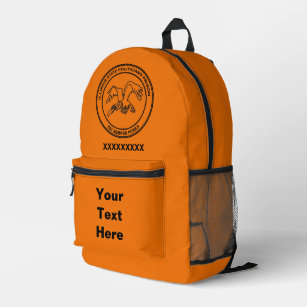 Illinois State Politicians Prison Paper Cups Printed Backpack