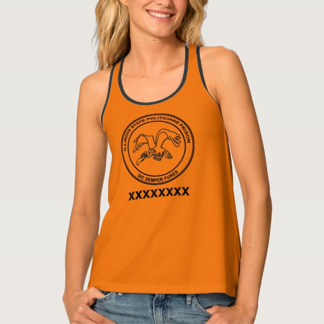 Illinois State Politicians Prison Tank Top (Front)