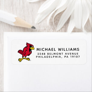 Illinois State Redbird Add Your Name Label