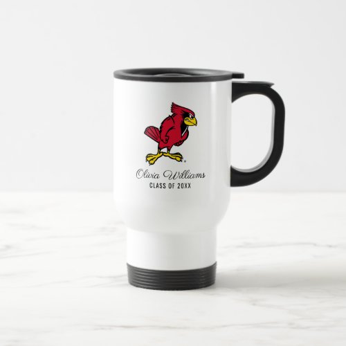 Illinois State Redbird  Add Your Name Travel Mug