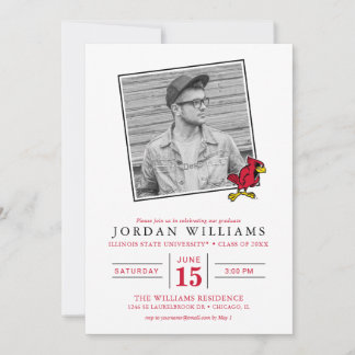 Illinois State Redbird | Graduation Announcement