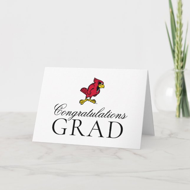 Illinois State Redbird | Graduation Card (Front)